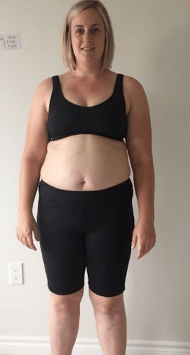 Elizabeth planned to lose 12 kilograms