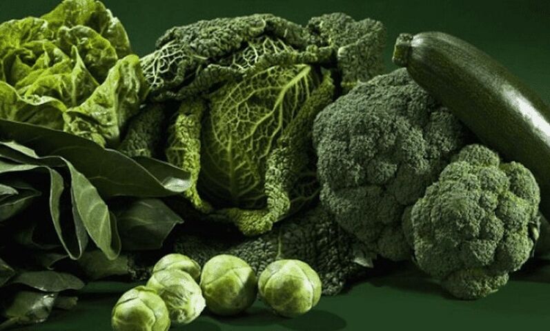 green vegetables to lose 7 kg per week