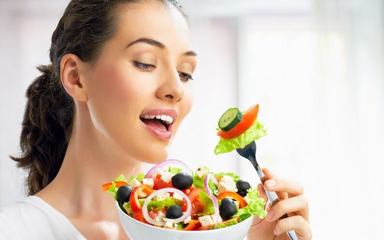 use of vegetable salad to lose 7 kg per week