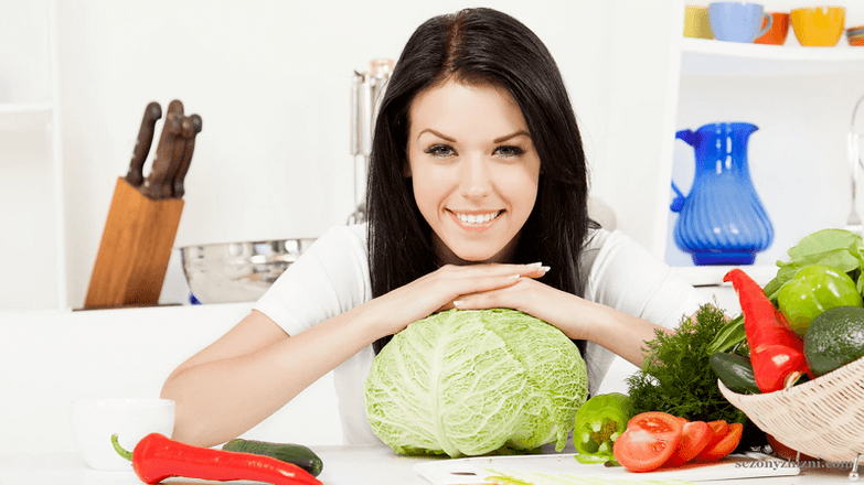 vegetables to lose 7 kg per week