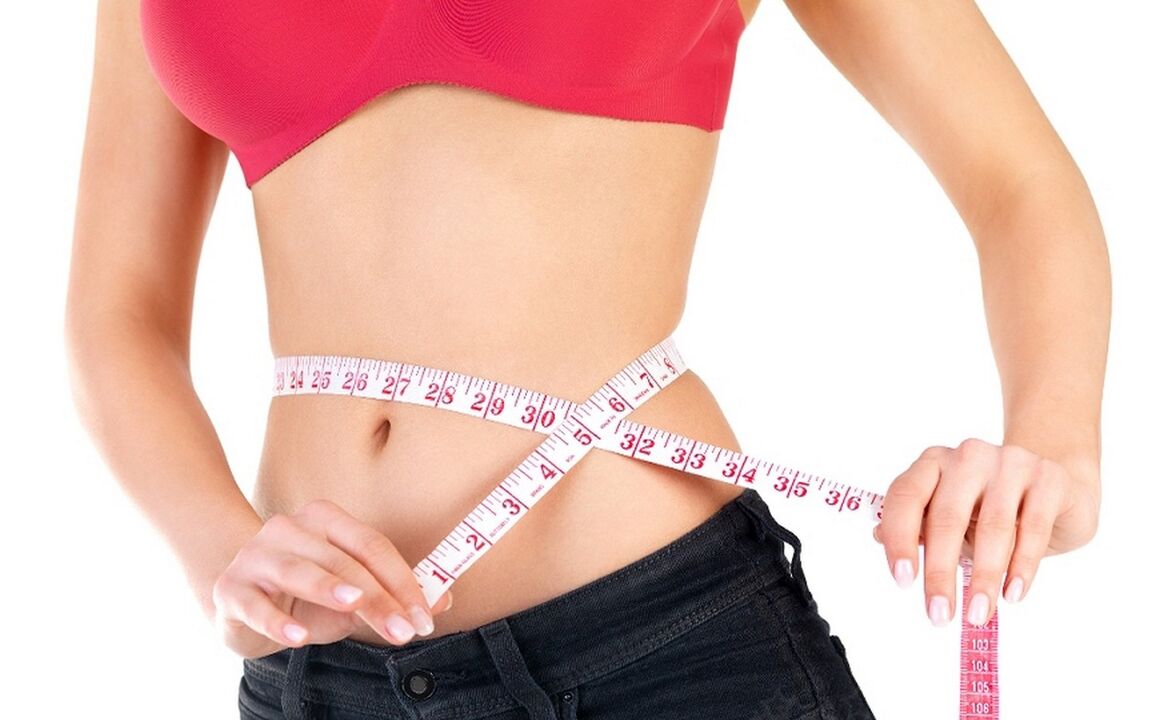 waist size while losing 10 kg of weight per month