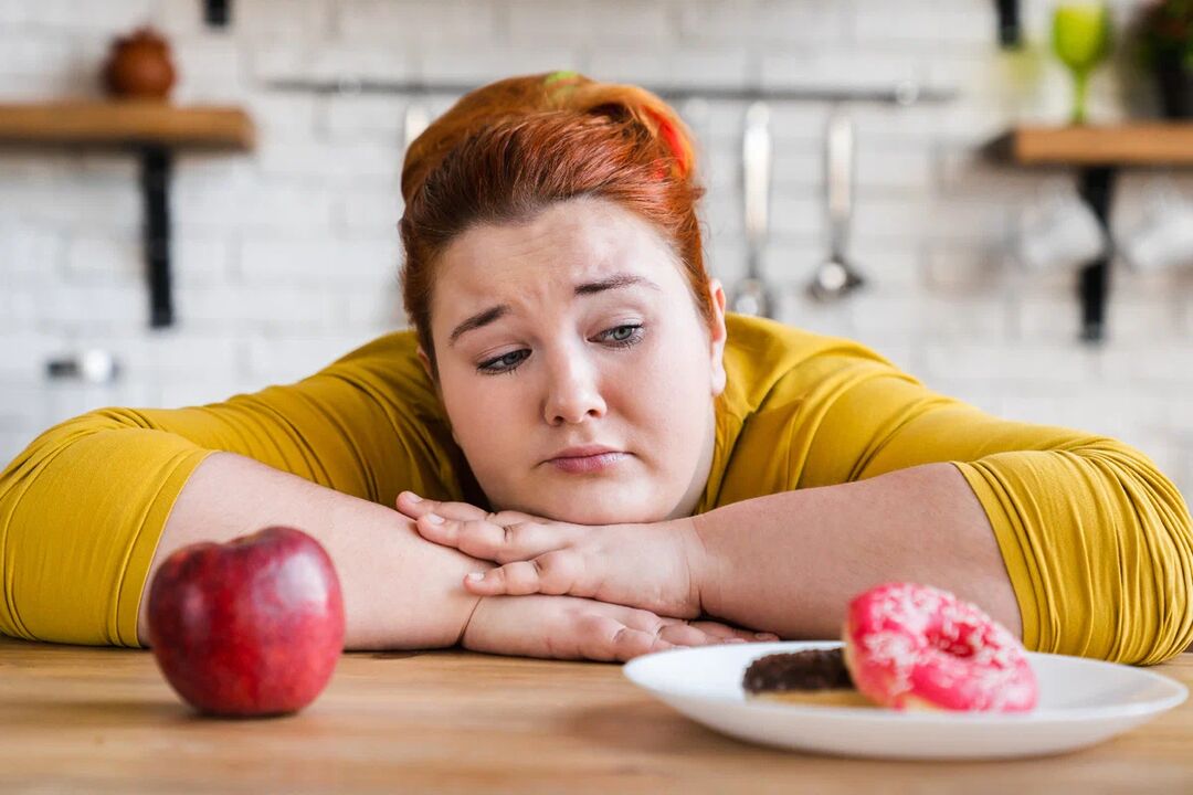 If you are overweight, give up sweets in favor of fruits